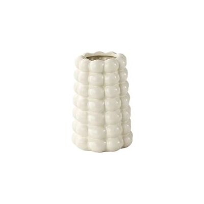 SANS MARQUE Vase Décoratif En Céramique À Bulles, Pot De Fleurs Moderne Et Unique Pour Salon, Bureau Ou Entrée, Crème Blanc - Publicité SANS MARQUE Vase Décoratif En Céramique À Bulles, Pot De Fleurs Moderne Et Unique Pour Salon, Bureau Ou Entrée, Crème Blanc - Publicité