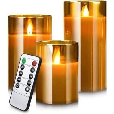 SANS MARQUE Candle Bougies Led Sans Flamme Vacillantes, Fausse Mèche En Cire Véritable, Flamme Mobile Sans Mèche, Bougies Pilier Fonctionnant À Piles, Effet Verre, Pour Festival, Mariage(brun) - Publicité SANS MARQUE Candle Bougies Led Sans Flamme Vacillantes, Fausse Mèche En Cire Véritable, Flamme Mobile Sans Mèche, Bougies Pilier Fonctionnant À Piles, Effet Verre, Pour Festival, Mariage(brun) - Publicité