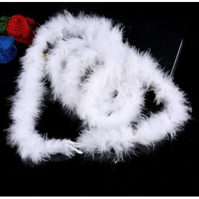 SCORPIO Guirlande De Plumes Blanches De 2 Mètres, Boa En Plumes Duveteuses Pour Loisirs Créatifs, Mariage, Fête, Décoration De Sapin De Noël (blanc) - Publicité SCORPIO Guirlande De Plumes Blanches De 2 Mètres, Boa En Plumes Duveteuses Pour Loisirs Créatifs, Mariage, Fête, Décoration De Sapin De Noël (blanc) - Publicité