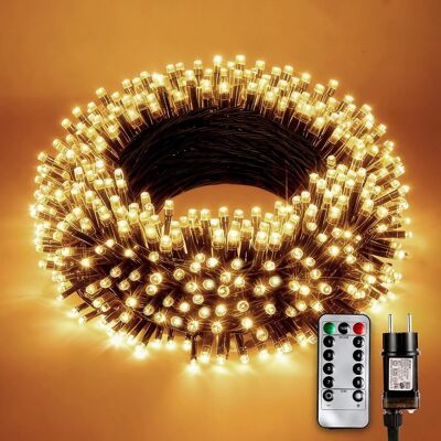 BALTERLEY 30m Guirlande Lumineuse De Noël, 300 Led Guirlande Lumineuse Exterieure Lumières De Noël Intérieur Et Extérieure 8 Modes Etanche Guirlande Décorative Pour Maison Sapin Fenêtre Fête Mariage Patio - Publicité BALTERLEY 30m Guirlande Lumineuse De Noël, 300 Led Guirlande Lumineuse Exterieure Lumières De Noël Intérieur Et Extérieure 8 Modes Etanche Guirlande Décorative Pour Maison Sapin Fenêtre Fête Mariage Patio - Publicité