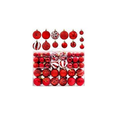 OEM Boules De Noël, Lot De 100 Décoration De Noël Boules, Boules De Noël Incassables À Suspendre, Boule D’arbre De Noël, Boules De Noël Assorties Incassables Pour Noël Decoration Noël Fête - Crezuo - Publicité OEM Boules De Noël, Lot De 100 Décoration De Noël Boules, Boules De Noël Incassables À Suspendre, Boule D’arbre De Noël, Boules De Noël Assorties Incassables Pour Noël Decoration Noël Fête - Crezuo - Publicité
