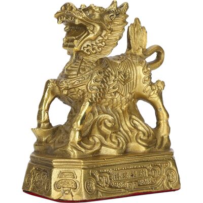 LBVIE Statuette Qilin En Laiton, Collection De Statues Porte-bonheur Pour La Maison Ou Le Bureau, Artisanat Décoratif - Publicité LBVIE Statuette Qilin En Laiton, Collection De Statues Porte-bonheur Pour La Maison Ou Le Bureau, Artisanat Décoratif - Publicité