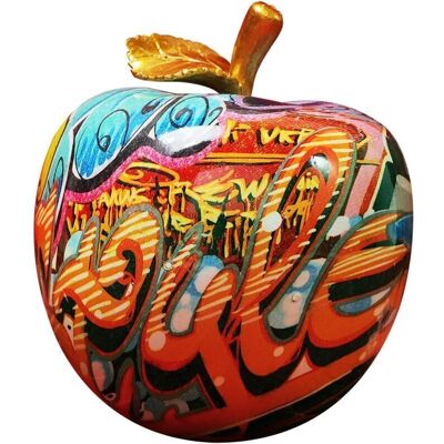 URSUS Fenteer Moderne Dessin Coloré Apple Résine Sculpture Creative Graffiti Simulation Apple Art Statue Décor À La Maison Cadeau D'Anniversaire - 15.5x11x12.5cm - Publicité URSUS Fenteer Moderne Dessin Coloré Apple Résine Sculpture Creative Graffiti Simulation Apple Art Statue Décor À La Maison Cadeau D'Anniversaire - 15.5x11x12.5cm - Publicité