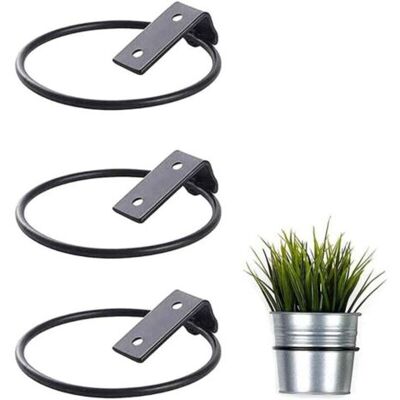 ABYSSE Lot De 3 Support Mural Pour Pot De Fleur,support De Pot De Fleur Pliable En Métal, Mur De Support De Pot De Fleur Extérieur De Jardin À La Maison (17,5 X 15 X 6,2 Cm)-ouylaf - Publicité ABYSSE Lot De 3 Support Mural Pour Pot De Fleur,support De Pot De Fleur Pliable En Métal, Mur De Support De Pot De Fleur Extérieur De Jardin À La Maison (17,5 X 15 X 6,2 Cm)-ouylaf - Publicité