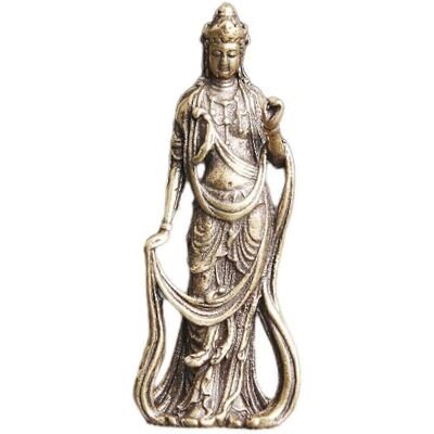 YUDO Mini Statuette De Guan Yin En Laiton, Figurine Décorative Pour Bureau Ou Chambre - Publicité YUDO Mini Statuette De Guan Yin En Laiton, Figurine Décorative Pour Bureau Ou Chambre - Publicité