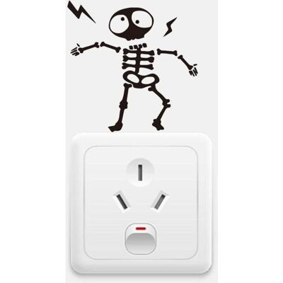 MOXIE 5pcs Autocollant Crâne Interrupteur Amovible Interrupteur Créatif Autocollant Sticker Mural Salon Chambre Sticker Mural 12 Cm 12cm - Publicité MOXIE 5pcs Autocollant Crâne Interrupteur Amovible Interrupteur Créatif Autocollant Sticker Mural Salon Chambre Sticker Mural 12 Cm 12cm - Publicité