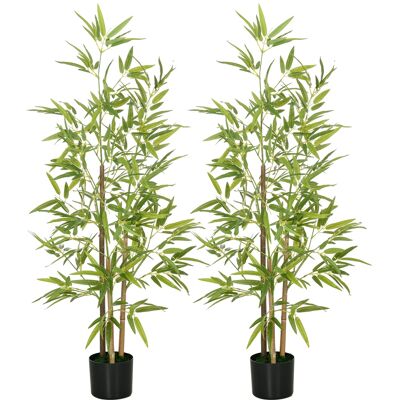 Generic Plante Artificielle Bambou Arbre Artificiel Hauteur 120 Cm Avec Pot, Décoration Interieur, Très Réaliste - Publicité Generic Plante Artificielle Bambou Arbre Artificiel Hauteur 120 Cm Avec Pot, Décoration Interieur, Très Réaliste - Publicité