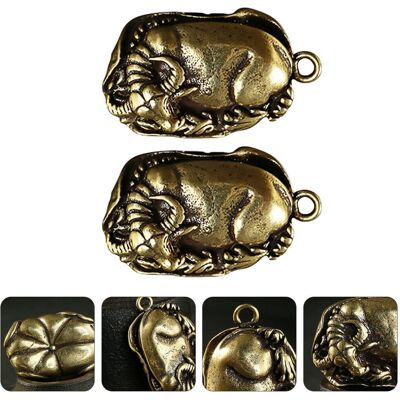 OEM Élégante Décoration De Bureau En Laiton Représentant Un Buffle, Couleur Café, Lot De 2, Petite Taille. Publicité OEM Élégante Décoration De Bureau En Laiton Représentant Un Buffle, Couleur Café, Lot De 2, Petite Taille. Publicité