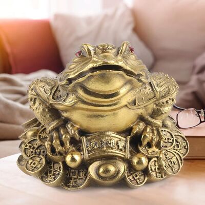 PUNNYB En Laiton Exquise De Cryfokt Avec Un Crapaud Doré Porte - Publicité PUNNYB En Laiton Exquise De Cryfokt Avec Un Crapaud Doré Porte - Publicité