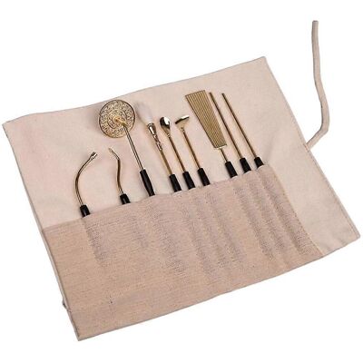 ALLAUVE Ensemble De 7 Accessoires En Cuivre Pour La Fabrication D'Encens - Publicité ALLAUVE Ensemble De 7 Accessoires En Cuivre Pour La Fabrication D'Encens - Publicité