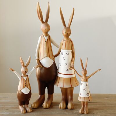 MCKENSA Statue De Lapin En Résine, Style Vintage Mignon, Texture Transparente Et Vive, Ornement De Jardin. Publicité MCKENSA Statue De Lapin En Résine, Style Vintage Mignon, Texture Transparente Et Vive, Ornement De Jardin. Publicité