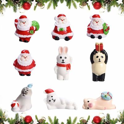 BRINSEA Noël Miniature Ornament,figurines Père Noël,pièces Noël Miniature Style De Noël Figurines,bonhomme De Neige,renne,père Noël,bonhomme De Neige Noel,ornements De Noël Miniatures (groupe-9) - Publicité BRINSEA Noël Miniature Ornament,figurines Père Noël,pièces Noël Miniature Style De Noël Figurines,bonhomme De Neige,renne,père Noël,bonhomme De Neige Noel,ornements De Noël Miniatures (groupe-9) - Publicité