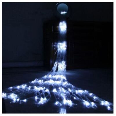 OEM Guirlandes Lumineuses Cascade Led Débit D'Eau Effet De Neige Rideau Fée Suspendue Scintillant Débit D'Eau Lumière Pour Lampe Décor (3 × 2m,240leds,blanc Froid) - Publicité OEM Guirlandes Lumineuses Cascade Led Débit D'Eau Effet De Neige Rideau Fée Suspendue Scintillant Débit D'Eau Lumière Pour Lampe Décor (3 × 2m,240leds,blanc Froid) - Publicité