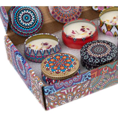 MCKENSA Lot De 6 Bougies Parfumées À La Cire De Soja Pour L'Aromathérapie De La Maison. Parfums : Lavande, Freesia, Citronnelle, Gardénia, Citron Rose Cristal. Publicité MCKENSA Lot De 6 Bougies Parfumées À La Cire De Soja Pour L'Aromathérapie De La Maison. Parfums : Lavande, Freesia, Citronnelle, Gardénia, Citron Rose Cristal. Publicité