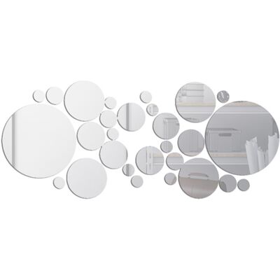 OEM Lot De 30 Stickers Muraux Ronds Effet Miroir, Amovibles, En Acrylique, Pour Décorer Votre Chambre, Salle De Bain Ou Salon. Publicité OEM Lot De 30 Stickers Muraux Ronds Effet Miroir, Amovibles, En Acrylique, Pour Décorer Votre Chambre, Salle De Bain Ou Salon. Publicité