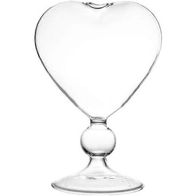 ALLAUVE Pot De Fleurs En Verre En Forme De Cœur, Vase De Table, Pot De Fleurs, Décoration Intérieure, Décoration De Mariage Ou De Fête - Publicité ALLAUVE Pot De Fleurs En Verre En Forme De Cœur, Vase De Table, Pot De Fleurs, Décoration Intérieure, Décoration De Mariage Ou De Fête - Publicité