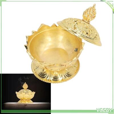 OEM Brûleur D'Encens - Fafeicy - Lotus Vintage - Alliage - 7 Cm - Intérieur - Publicité OEM Brûleur D'Encens - Fafeicy - Lotus Vintage - Alliage - 7 Cm - Intérieur - Publicité