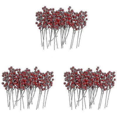 LAVVE Lot Exquis De 60 Tiges De Baies Rouges Artificielles De 20 Cm Pour Décorations De Sapin De Noël, Couronne De Noël À Faire Soi-même. Publicité LAVVE Lot Exquis De 60 Tiges De Baies Rouges Artificielles De 20 Cm Pour Décorations De Sapin De Noël, Couronne De Noël À Faire Soi-même. Publicité