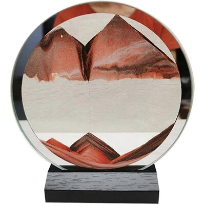 FLAMMKRAFT Tableau De Sables Mouvants En Sablier, Paysage 3d, Tableau De Sable Mouvant À Double Face - Publicité FLAMMKRAFT Tableau De Sables Mouvants En Sablier, Paysage 3d, Tableau De Sable Mouvant À Double Face - Publicité
