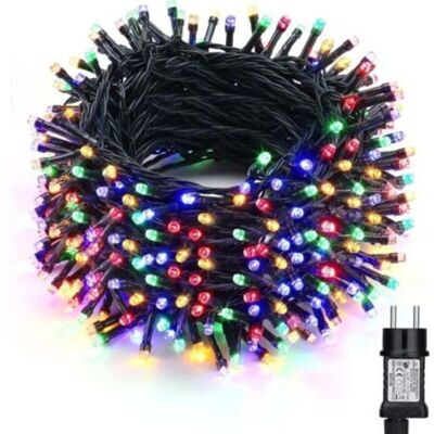 SANS MARQUE Noël Guirlande Lumineuse Extérieur Coloré, Brizlabs 30m 300 Led Sapin De Noël Lumière Électrique 8 Modes Étanche Fée Lumineuse Pour Intérieur Anniversaire Chambre Jardin Fête Festival Hôtel, Fil Vert - Publicité SANS MARQUE Noël Guirlande Lumineuse Extérieur Coloré, Brizlabs 30m 300 Led Sapin De Noël Lumière Électrique 8 Modes Étanche Fée Lumineuse Pour Intérieur Anniversaire Chambre Jardin Fête Festival Hôtel, Fil Vert - Publicité