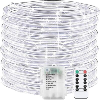 BALTERLEY Guirlande Lumineuse À Pile Imperméable 8 Modes Chaude Lumière Intérieur & Extérieur Avec Télécommande Pour Noël Thanksgiving Anniversaire Fête Mariage (bleu, 20m 200led) - Publicité BALTERLEY Guirlande Lumineuse À Pile Imperméable 8 Modes Chaude Lumière Intérieur & Extérieur Avec Télécommande Pour Noël Thanksgiving Anniversaire Fête Mariage (bleu, 20m 200led) - Publicité