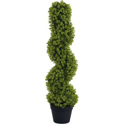 ARRIGONI Plante Artificielle Eucalyptus En Spirale Avec Pot Pour Interieur Et Exterieur 90 Cm Vert - Publicité ARRIGONI Plante Artificielle Eucalyptus En Spirale Avec Pot Pour Interieur Et Exterieur 90 Cm Vert - Publicité