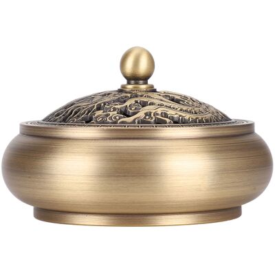 LBVIE Brûleur D'Encens D'Intérieur, Support Pour Encens En Bois D'Agar, Spirale D'Encens En Laiton, Articles Religieux, Coton Ignifugé - Publicité LBVIE Brûleur D'Encens D'Intérieur, Support Pour Encens En Bois D'Agar, Spirale D'Encens En Laiton, Articles Religieux, Coton Ignifugé - Publicité