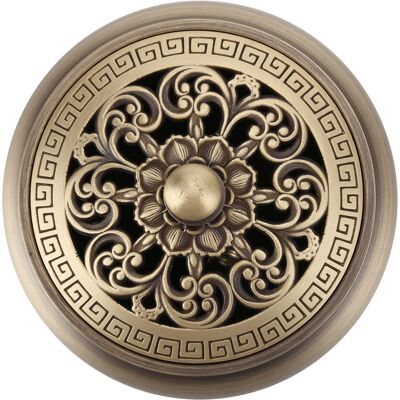 LBVIE Brûleur D'Encens En Cuivre Pour La Maison, Porte-brûleur D'Encens, Décoration Artisanale (fond Rond) - Publicité LBVIE Brûleur D'Encens En Cuivre Pour La Maison, Porte-brûleur D'Encens, Décoration Artisanale (fond Rond) - Publicité
