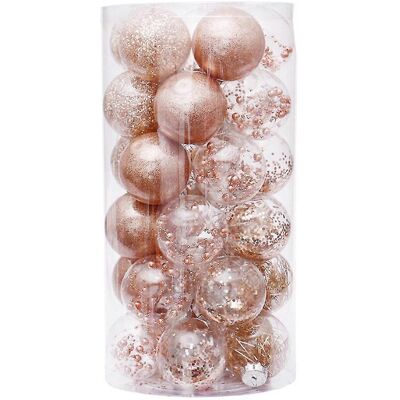 LAVVE Décorations De Noël À Suspendre, Boules De 6 Cm (16 Boîtes/carton) - Publicité LAVVE Décorations De Noël À Suspendre, Boules De 6 Cm (16 Boîtes/carton) - Publicité