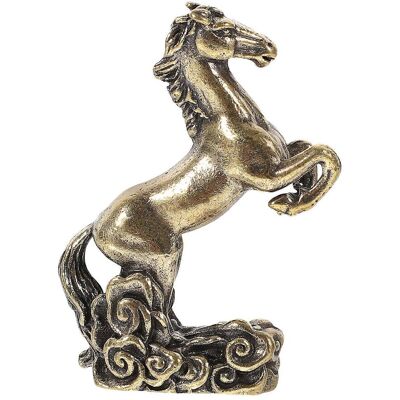 LISATR Sculpture De Cheval En Cuivre, Ornement, Statue De Cheval Pour Attirer La Chance Et La Richesse-5x4.2x2.5cm-golden - Publicité LISATR Sculpture De Cheval En Cuivre, Ornement, Statue De Cheval Pour Attirer La Chance Et La Richesse-5x4.2x2.5cm-golden - Publicité