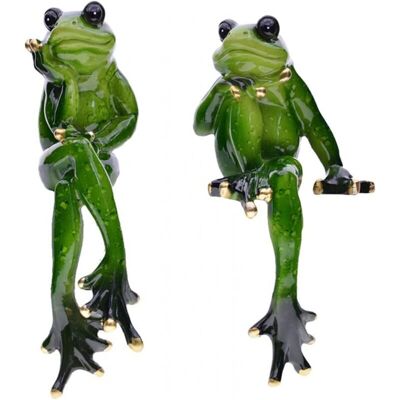 SANS MARQUE Generic 1 Paire Grenouille Figurine Statue Assis Amants De Grenouille De Jardin En Résine Figurines Intempéries Étang Décoration Automne Décoration Pour Intéri Extéri Jardin Home - Publicité SANS MARQUE Generic 1 Paire Grenouille Figurine Statue Assis Amants De Grenouille De Jardin En Résine Figurines Intempéries Étang Décoration Automne Décoration Pour Intéri Extéri Jardin Home - Publicité