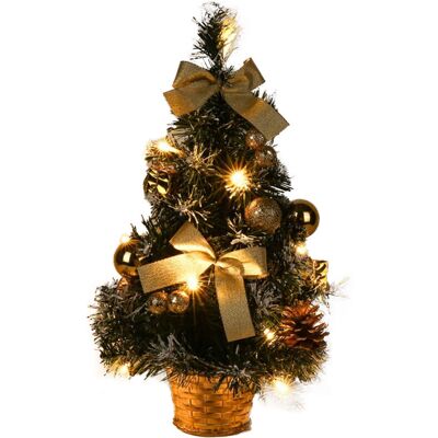 PELTOR Jeffergarden Mini Arbre De Nol Artificiel De Table, 40cm, Décoration De Nol Avec Lumière Led, Décoration Pour Le Jour De Nol - Publicité PELTOR Jeffergarden Mini Arbre De Nol Artificiel De Table, 40cm, Décoration De Nol Avec Lumière Led, Décoration Pour Le Jour De Nol - Publicité