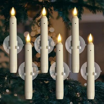 Scotch Lot De 6 Bougie Fenetre Avec Capteur Du Crépuscule À L'Aube, Bougie Led Sans Flamme Avec Ventouse, Decoration Fenetre Pour Halloween Et Noel - Publicité Scotch Lot De 6 Bougie Fenetre Avec Capteur Du Crépuscule À L'Aube, Bougie Led Sans Flamme Avec Ventouse, Decoration Fenetre Pour Halloween Et Noel - Publicité