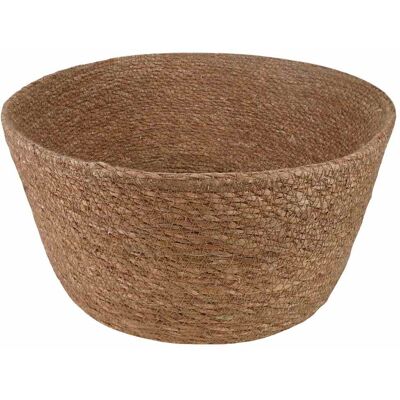 Vidaxl Plant Pot With Handles 2 Pcs Natural Ø 22 X 20 Cm 100% Seagrass - Publicité Vidaxl Plant Pot With Handles 2 Pcs Natural Ø 22 X 20 Cm 100% Seagrass - Publicité