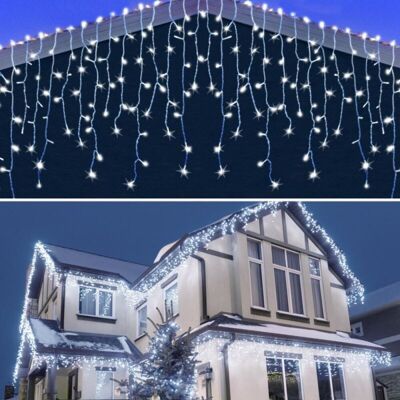 OEM Guirlande Lumineuse Extérieure 10m 400 Leds – Étanche – 8 Modes D'Éclairage – Décoration Noël, Mariage, Fête – Fil En Cuivre Isolé - Publicité OEM Guirlande Lumineuse Extérieure 10m 400 Leds – Étanche – 8 Modes D'Éclairage – Décoration Noël, Mariage, Fête – Fil En Cuivre Isolé - Publicité