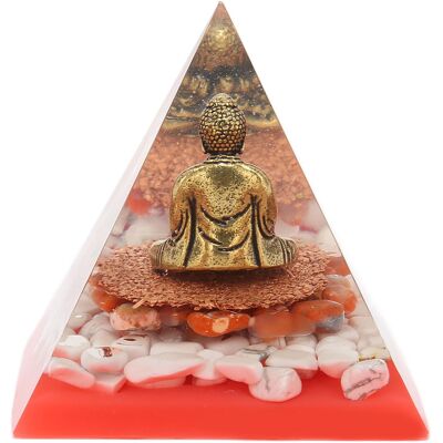 MCKENSA Pyramide De Cristal Bouddha En Résine Époxy, Pierre Énergétique, Objet De Décoration Artisanale Pour La Maison Ou Le Bureau. Publicité MCKENSA Pyramide De Cristal Bouddha En Résine Époxy, Pierre Énergétique, Objet De Décoration Artisanale Pour La Maison Ou Le Bureau. Publicité
