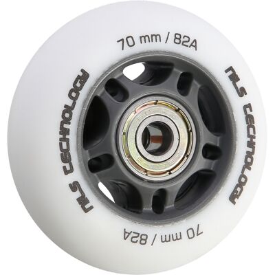 OEM Pu 70x24 82a Blanc Mat (4 Pièces) + Abec-9 (8 Pièces) Set Nils Extreme - Publicité OEM Pu 70x24 82a Blanc Mat (4 Pièces) + Abec-9 (8 Pièces) Set Nils Extreme - Publicité