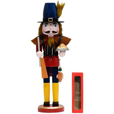 FLAMMKRAFT Figurine De Poupée En Bois De 38 Cm, Multicolore, Style Européen, Idéale Pour Les Décorations De Fêtes. Publicité FLAMMKRAFT Figurine De Poupée En Bois De 38 Cm, Multicolore, Style Européen, Idéale Pour Les Décorations De Fêtes. Publicité