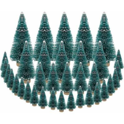 Melissa 35pcs Sapin De Noël, Arbre De Noël Artificiel Mini Sisal Arbres Avec Base En Bois Idéal Pour Décoration Noël, Chambre, Diy, Fête - 4 Tailles - Publicité Melissa 35pcs Sapin De Noël, Arbre De Noël Artificiel Mini Sisal Arbres Avec Base En Bois Idéal Pour Décoration Noël, Chambre, Diy, Fête - 4 Tailles - Publicité