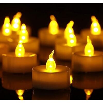 Scotch Bougie Led Thé Flamme Réaliste - Lot De 24 (cr2032 Inclus) 100+ Heures Sécurité Sans Feu Pour Fêtes, Anniversaire, Mariage, Dîner Bougie Électronique Ambiance -jaune - Publicité Scotch Bougie Led Thé Flamme Réaliste - Lot De 24 (cr2032 Inclus) 100+ Heures Sécurité Sans Feu Pour Fêtes, Anniversaire, Mariage, Dîner Bougie Électronique Ambiance -jaune - Publicité