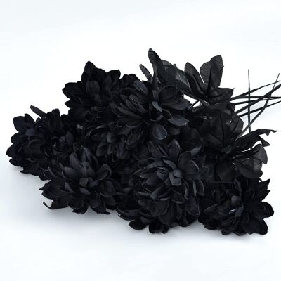 OEM 10 Roses Artificielles Noires En Soie De 15 Pouces Avec De Longues Tiges – Parfaites Pour Les Mariages, Les Fêtes, La Décoration Intérieure Et Les Décorations D'Halloween. Publicité OEM 10 Roses Artificielles Noires En Soie De 15 Pouces Avec De Longues Tiges – Parfaites Pour Les Mariages, Les Fêtes, La Décoration Intérieure Et Les Décorations D'Halloween. Publicité