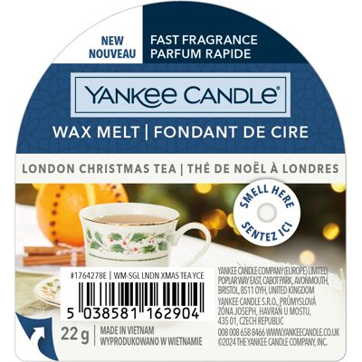 OEM Fondant Parfumé Au Thé De Noël Yankee Candle London 22 G - Publicité OEM Fondant Parfumé Au Thé De Noël Yankee Candle London 22 G - Publicité
