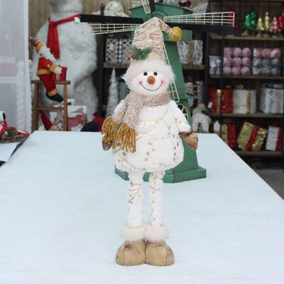 BRAST Poupée De Bonhomme De Neige De Noël Rétractable Debout, Figurine De Noël Faite À La Main, Ornement, Décoration De Maison Ymyny - Publicité BRAST Poupée De Bonhomme De Neige De Noël Rétractable Debout, Figurine De Noël Faite À La Main, Ornement, Décoration De Maison Ymyny - Publicité