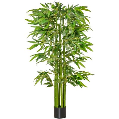 OEM Bambou Artificiel, Grande Plante Artificielle, 160 Cm, Facile D'Entretien, En Pot Plastique Pour Le Bureau Et La Maison - Publicité OEM Bambou Artificiel, Grande Plante Artificielle, 160 Cm, Facile D'Entretien, En Pot Plastique Pour Le Bureau Et La Maison - Publicité