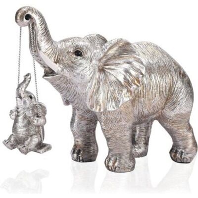 Vision Statue D'Éléphant, Sculpture D'Éléphant Porte-bonheur, Symbole De Santé Et De Force, Objet Décoratif Moderne Pour La Maison, Le Salon Ou Le Bureau - Argent - Publicité Vision Statue D'Éléphant, Sculpture D'Éléphant Porte-bonheur, Symbole De Santé Et De Force, Objet Décoratif Moderne Pour La Maison, Le Salon Ou Le Bureau - Argent - Publicité