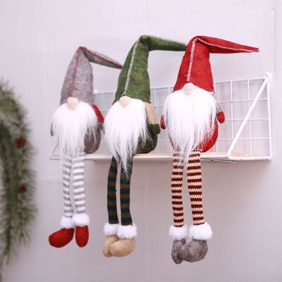 Melissa 3pcs Figurines En Peluche De Noël, Ornements De Noël Gnome En Peluche Suédoise Tomte Gnome Faite Main Figurine Scandinave Santa Elf Longues Jambes Pour Décoration De Maison Cheminée Table - Publicité Melissa 3pcs Figurines En Peluche De Noël, Ornements De Noël Gnome En Peluche Suédoise Tomte Gnome Faite Main Figurine Scandinave Santa Elf Longues Jambes Pour Décoration De Maison Cheminée Table - Publicité