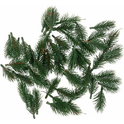 Melissa Lot De 55 Branches De Sapin Décoratives - Vert - 8 Cm De Long - 55 Branches De Sapin Artificielles - Décoration De Couronne De L'Avent - Vert Sapin - Publicité Melissa Lot De 55 Branches De Sapin Décoratives - Vert - 8 Cm De Long - 55 Branches De Sapin Artificielles - Décoration De Couronne De L'Avent - Vert Sapin - Publicité