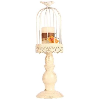MOXIE Sjlerst Bougeoirs Cage À Oiseaux: Bougeoir Chic Bougies Piliers, Décoration Cage À Oiseaux Vintage En Métal Pour Table Mariage Centre Table Noël Halloween Manteau Salon, 37cm - Publicité MOXIE Sjlerst Bougeoirs Cage À Oiseaux: Bougeoir Chic Bougies Piliers, Décoration Cage À Oiseaux Vintage En Métal Pour Table Mariage Centre Table Noël Halloween Manteau Salon, 37cm - Publicité