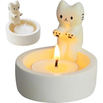 Cellfast Bougeoirs,bougie Chat, Joli Chat Bougie, Bougeoir Patte Chauffée Chat Drôle, Bougeoir Décoratif Maison, Cadeaux De Décoration - Publicité Cellfast Bougeoirs,bougie Chat, Joli Chat Bougie, Bougeoir Patte Chauffée Chat Drôle, Bougeoir Décoratif Maison, Cadeaux De Décoration - Publicité