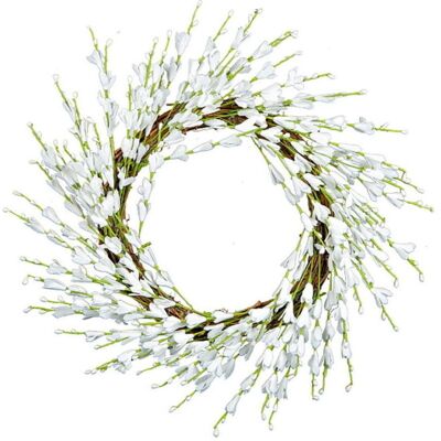 Scotch Couronne De Porte En Forsythia, 40 Cm, Style Champêtre, Ornée De Grappes De Fleurs, Idéale Pour La Porte D'Entrée, Un Mur, Les Fêtes Et Noël. Décoration Intérieure - Publicité Scotch Couronne De Porte En Forsythia, 40 Cm, Style Champêtre, Ornée De Grappes De Fleurs, Idéale Pour La Porte D'Entrée, Un Mur, Les Fêtes Et Noël. Décoration Intérieure - Publicité